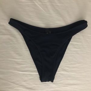Triangl High Wasted navy swimsuit bottom